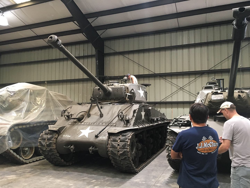 Illustration for article titled Went and saw a private tank collection.